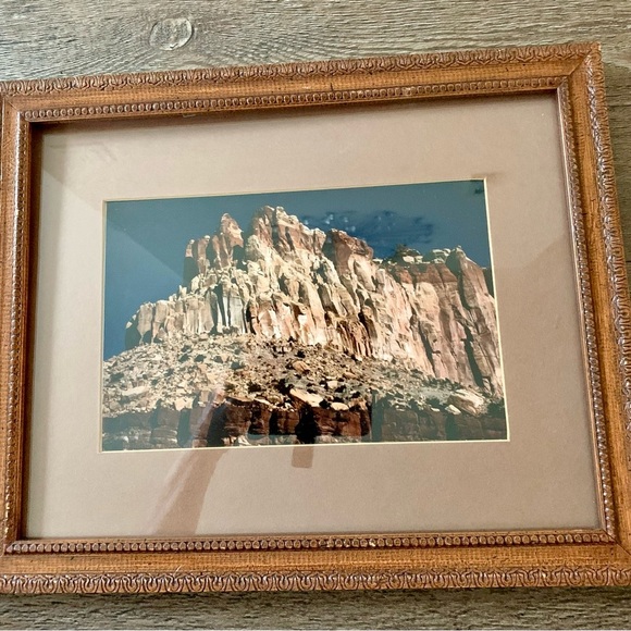 1983s Cathedral Gorge Frame Print 12/16” - Picture 1 of 15